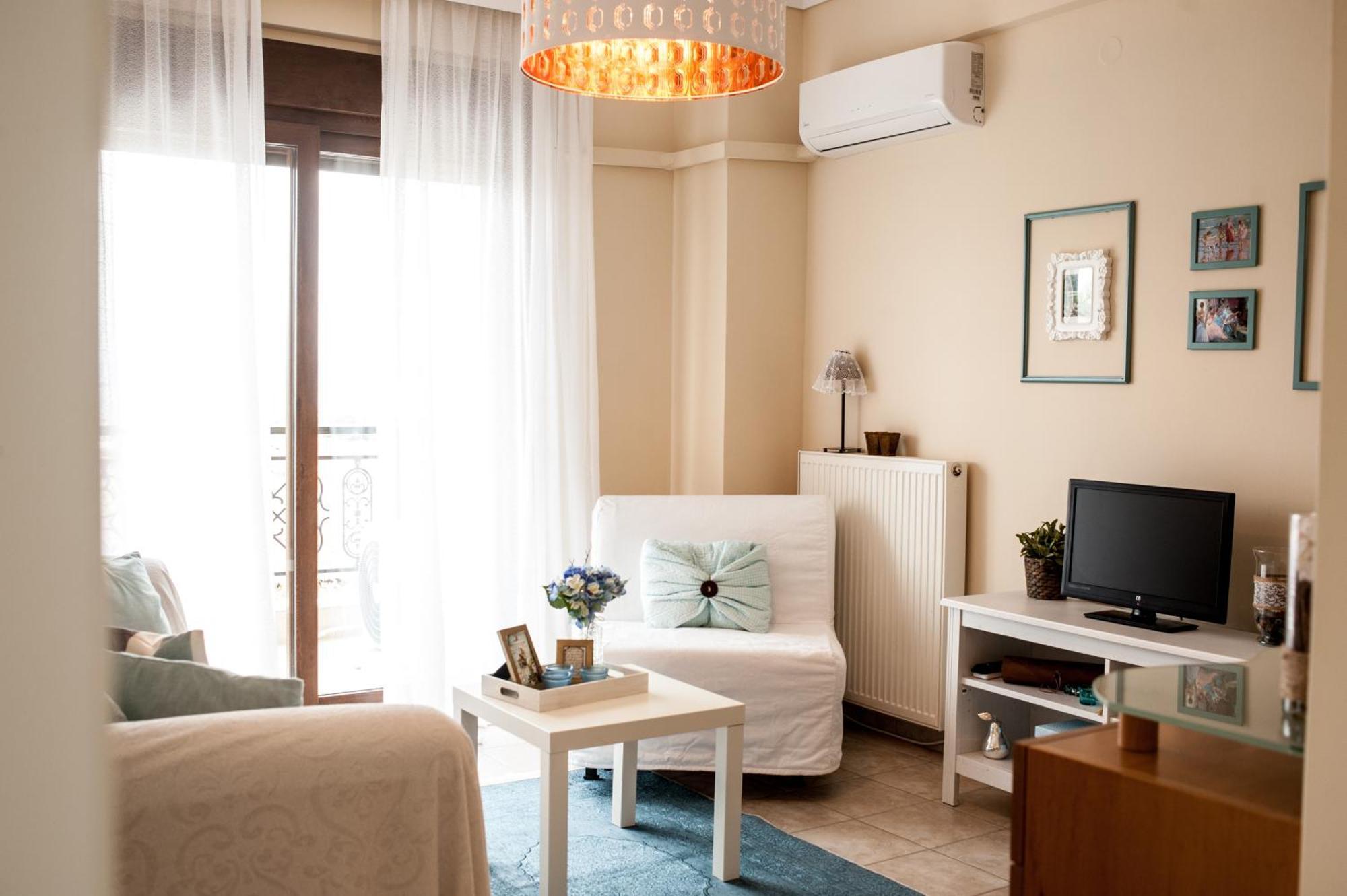 Peraía Sea View Flat 아파트 외부 사진