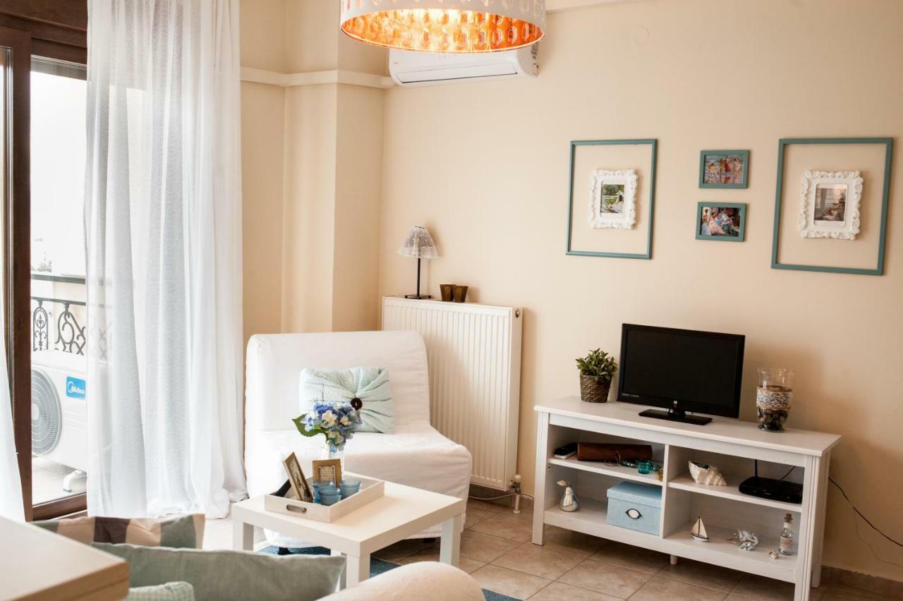 Peraía Sea View Flat 아파트 외부 사진